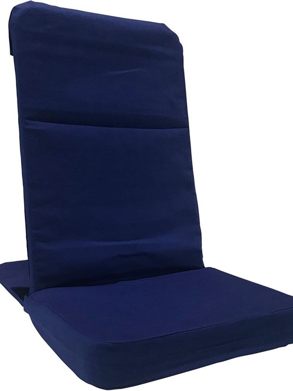 Black Jack Navy Blue Folding Floor Chair Cushion